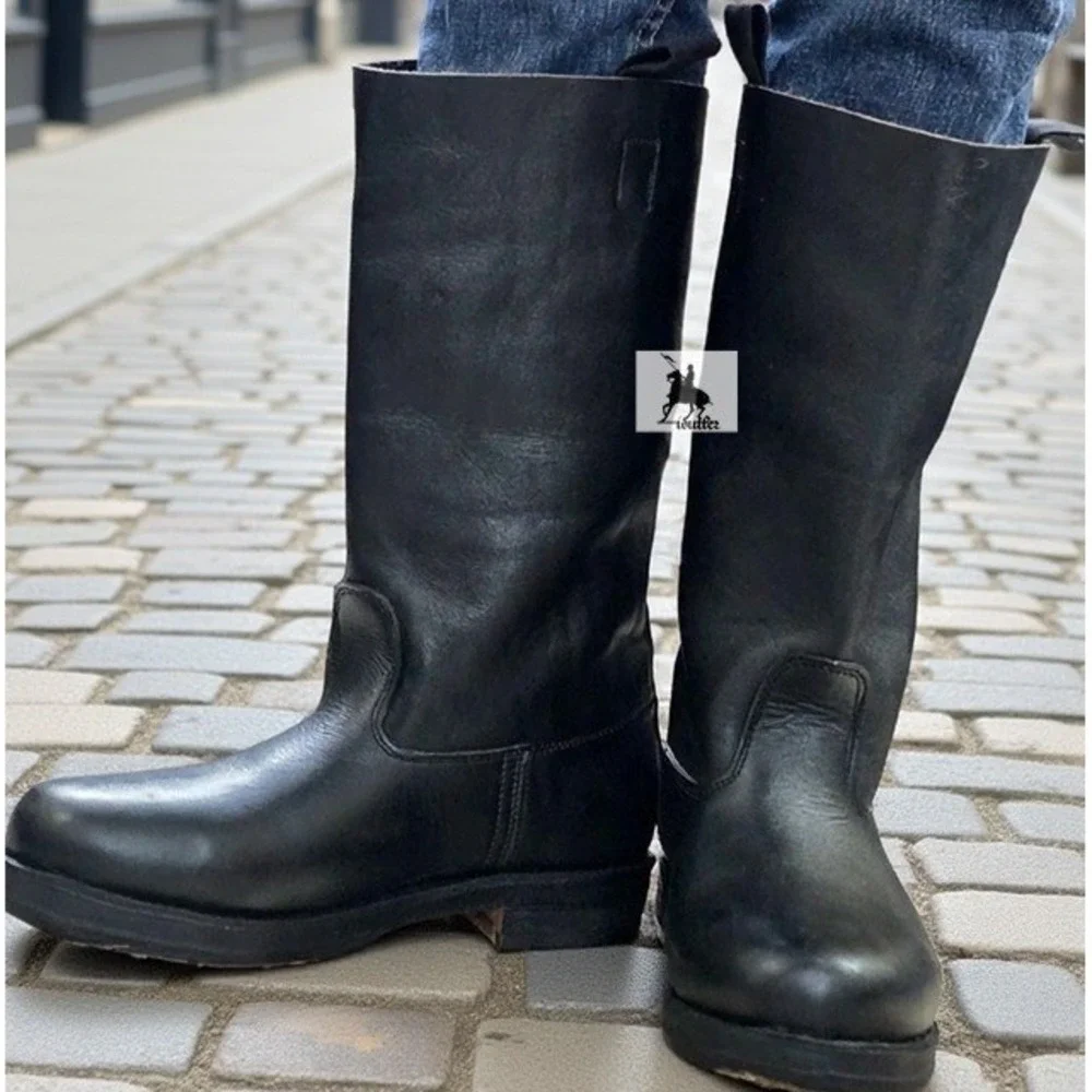 German Dress Jack Boots Or Marching Boot NWOB Size 7